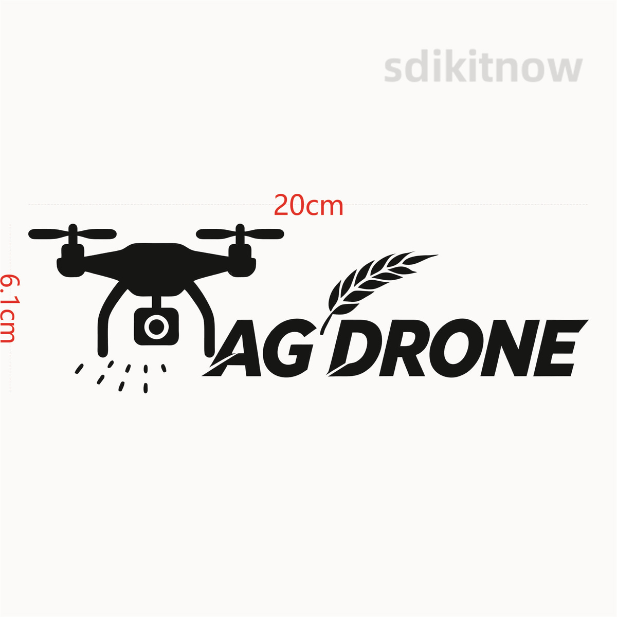 AG DRONE Farm Spraying Vinyl-A – Agriculture Farming Words Bewertung und Preis